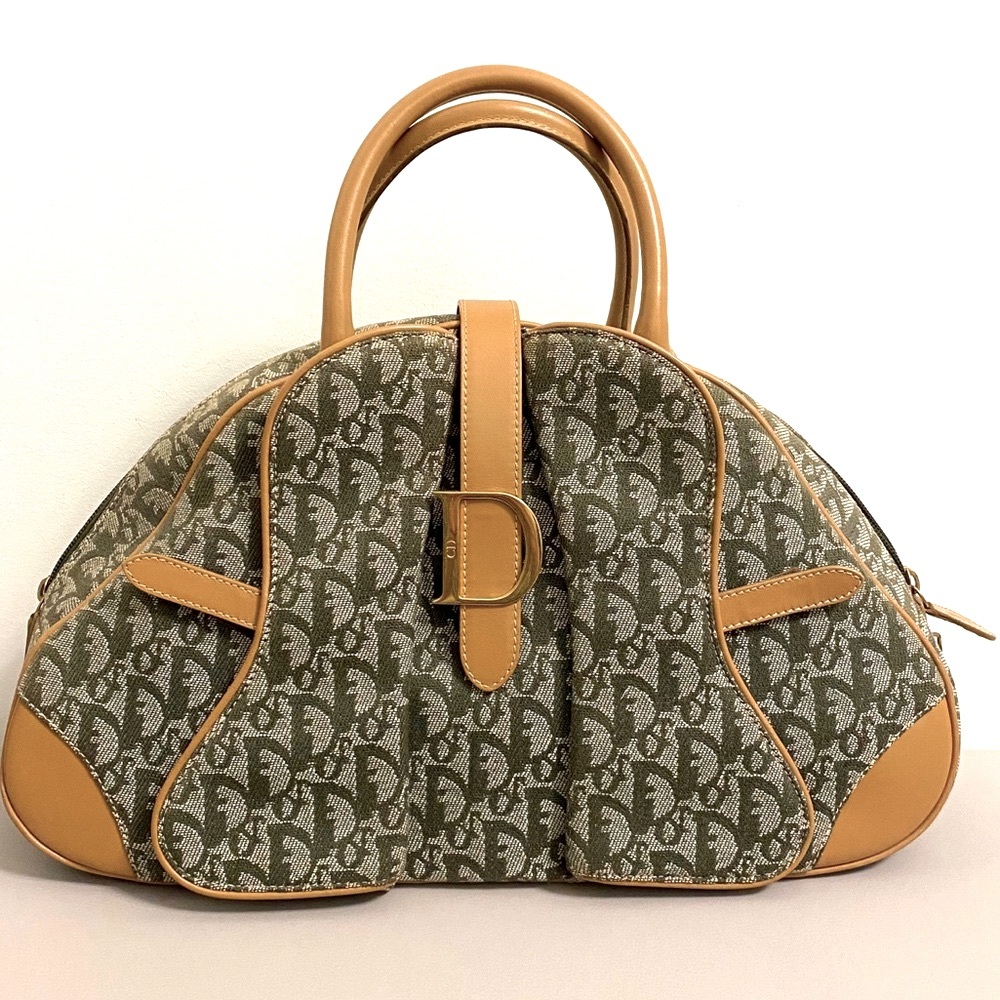 Authentic vintage Christian Dior monogram bag, Rihanna has the same style
